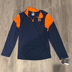 Fanatics Detroit Tigers Men’s 1/4 Zip Pullover - Size L - NWT